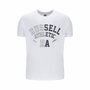 Camiseta de Manga Corta Hombre Russell Athletic AMT A40071 Blanco