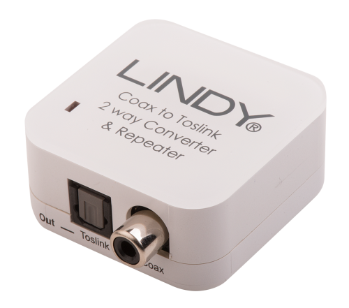 Lindy 70411 Convertidor SPDIF a RCA y Toslink Blanco Lindy 70411 Convertidor SPDIF a RCA y Toslink Blanco