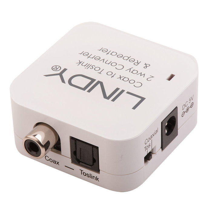 Lindy 70411 Convertidor SPDIF a RCA y Toslink Blanco Lindy 70411 Convertidor SPDIF a RCA y Toslink Blanco