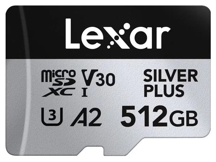 Lexar Professional SILVER PLUS 512 GB MicroSDXC UHS-I Lexar Professional SILVER PLUS 512 GB MicroSDXC UHS-I