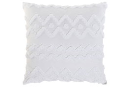 DKD Home Decor Cojín Blanco de Poliéster 60x60 cm (Pack de 2)