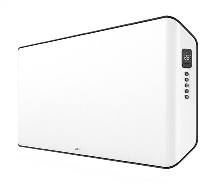 Duux DXCH15 Calefactor Edge Smart 2.000W Blanco, Calentamiento por Convección Rápida, Resistente a Salpicaduras IP24, Control Inteligente y Temporizador