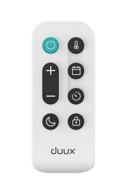 Duux DXCH15 Calefactor Edge Smart 2.000W Blanco, Calentamiento por Convección Rápida, Resistente a Salpicaduras IP24, Control Inteligente y Temporizador