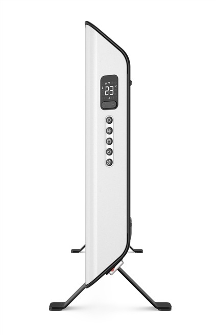 Duux DXCH15 Calefactor Edge Smart 2.000W Blanco, Calentamiento por Convección Rápida, Resistente a Salpicaduras IP24, Control Inteligente y Temporizador