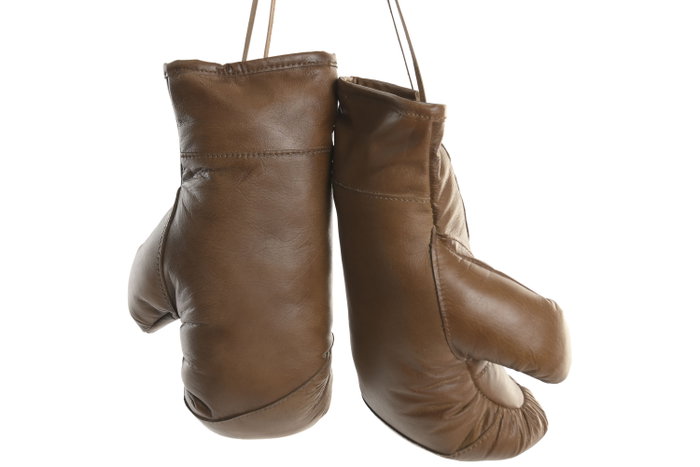 DKD Home Decor Guantes de Boxeo de Piel Marrón DKD Home Decor Guantes de Boxeo de Piel Marrón