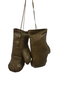 DKD Home Decor Guantes de Boxeo de Piel Marrón