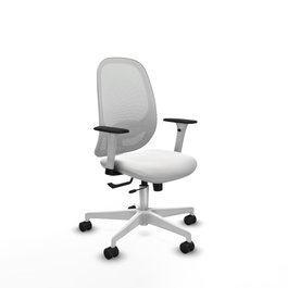 PIQUERAS Y CRESPO Silla de oficina Cilanco Blanca con mecanismo Sincro/Traslack