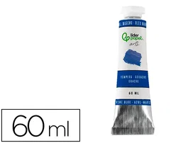 Liderpapel Témpera gouache en tubo de aluminio de 60 ml color azul marino