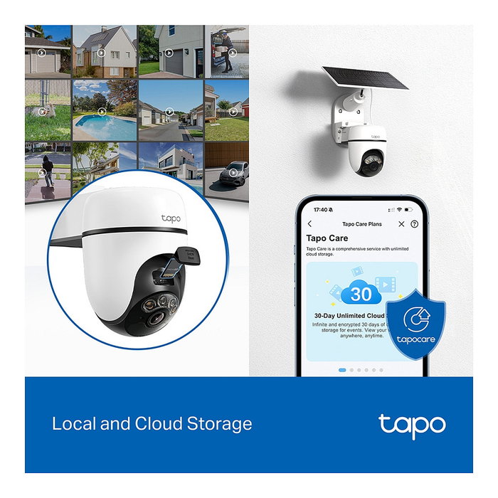 TP-Link Tapo C610 KIT Cámara de Seguridad IP Inalámbrica Blanco