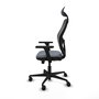 PIQUERAS Y CRESPO Silla de oficina Jorquera con mecanismo Sincro/Traslack, Gris y Negro