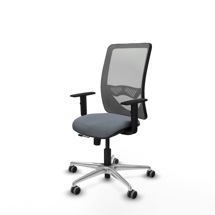 PIQUERAS Y CRESPO Silla de oficina Zulema Gris con mecanismo Sincro/Traslack PIQUERAS Y CRESPO Silla de oficina Zulema Gris con mecanismo Sincro/Traslack