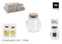 La Mediterranea Tarrito de Vidrio con Tapón de Corcho 110ml