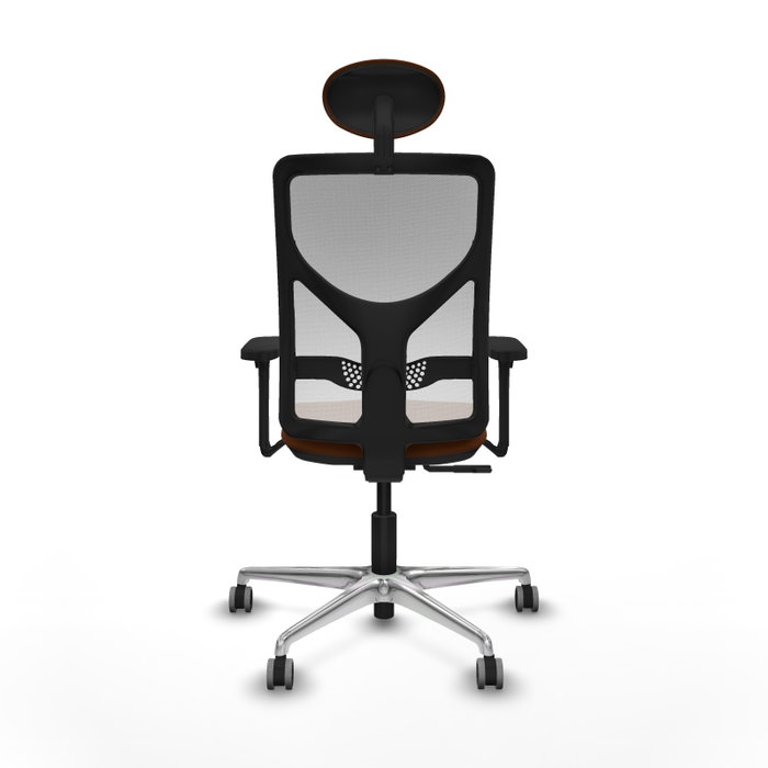 PIQUERAS Y CRESPO Silla de oficina Motilla con Mecanismo Sincro, Marrón y Blanco PIQUERAS Y CRESPO Silla de oficina Motilla con Mecanismo Sincro, Marrón y Blanco