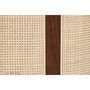 DKD Home Decor Mesa Comedor Sixties Mango y Fibra Natural 200x76x100 cm