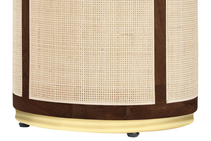 DKD Home Decor Mesa Comedor Sixties Mango y Fibra Natural 200x76x100 cm DKD Home Decor Mesa Comedor Sixties Mango y Fibra Natural 200x76x100 cm
