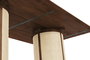 DKD Home Decor Mesa Comedor Sixties Mango y Fibra Natural 200x76x100 cm