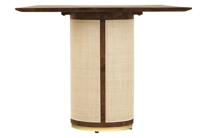 DKD Home Decor Mesa Comedor Sixties Mango y Fibra Natural 200x76x100 cm DKD Home Decor Mesa Comedor Sixties Mango y Fibra Natural 200x76x100 cm