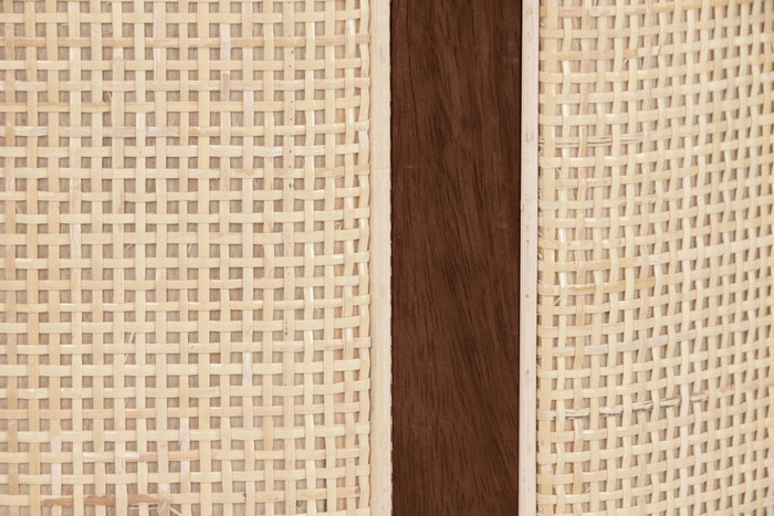DKD Home Decor Mesa Comedor Sixties Mango y Fibra Natural 200x76x100 cm DKD Home Decor Mesa Comedor Sixties Mango y Fibra Natural 200x76x100 cm