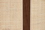 DKD Home Decor Mesa Comedor Sixties Mango y Fibra Natural 200x76x100 cm