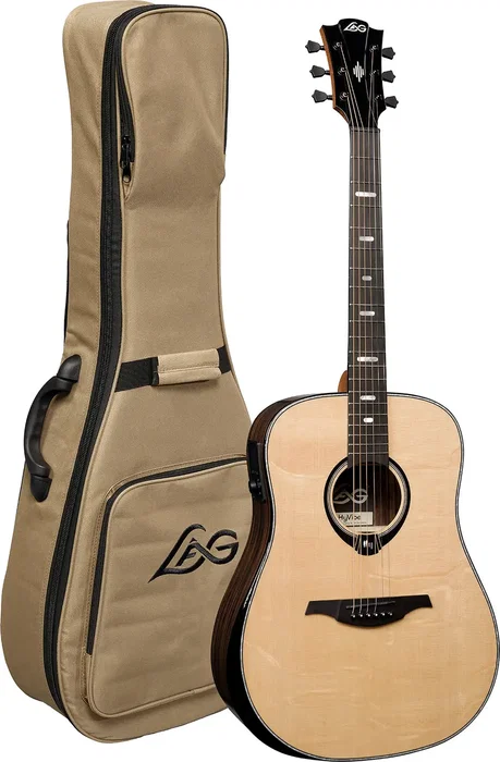 LAG GUITARRA ACÚSTICA DREADNOUGHT HYVIBE H2 50 A/E CUTAWAY