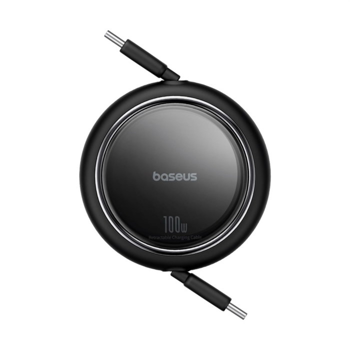 Baseus Free2Draw Cable de Carga Retráctil USB Type-C a USB Type-C 100W 1 m Negro Baseus Free2Draw Cable de Carga Retráctil USB Type-C a USB Type-C 100W 1 m Negro