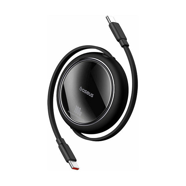 Baseus Free2Draw Cable USB C a USB C Retráctil 100W 1m Negro Baseus Free2Draw Cable USB C a USB C Retráctil 100W 1m Negro
