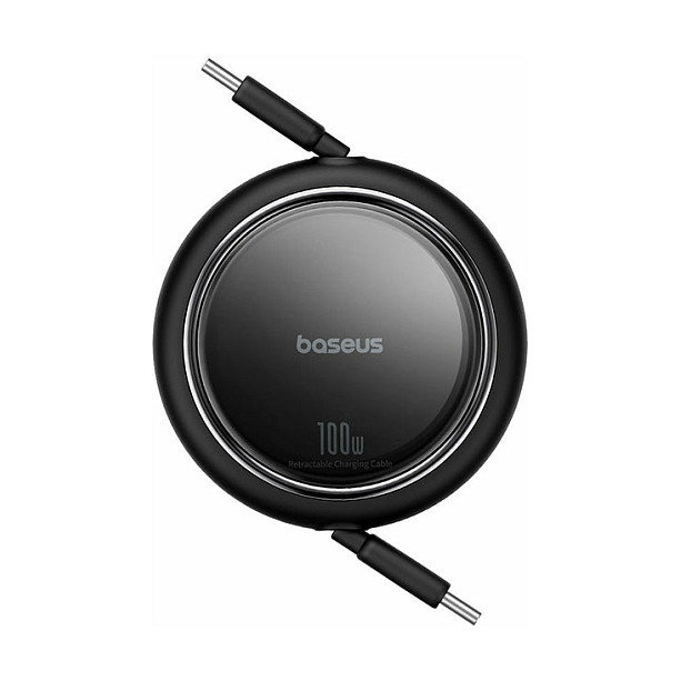 Baseus Free2Draw Cable USB C a USB C Retráctil 100W 1m Negro Baseus Free2Draw Cable USB C a USB C Retráctil 100W 1m Negro