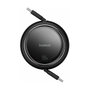 Baseus Free2Draw Cable USB C a USB C Retráctil 100W 1m Negro