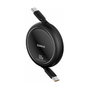 Baseus Free2Draw Cable USB C a USB C Retráctil 100W 1m Negro