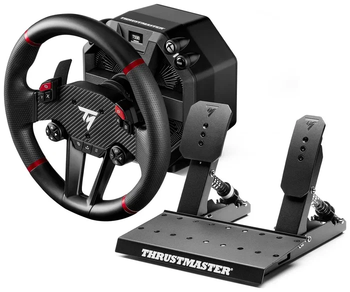 Thrustmaster T598 Volante con Base Servo y Pedales para Xbox y PC