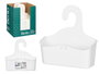 Berilo Portautensilios para Ducha Colgar Blanco 28x28x9,5 cm (Set de 24)