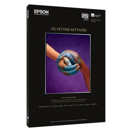 Epson Velvet Fine Art Paper A3+ 20 hojas, Papel para impresión por inyección de tinta, 260 g/m², S 041637