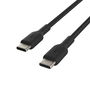 Belkin CAB004BT1MBK Boost Charge USB-C a USB-C Cable Trenzado Negro 1m - Certificado USB-IF