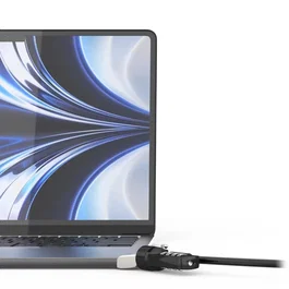 Compulocks MBALDG04CL Cable Antirrobo con Ganchos de Cierre de Pantalla - Plata