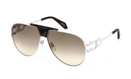 Just Cavalli SJC095-620280 Gafas de Sol Unisex Doradas con Cristal Marrón