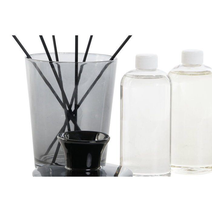 DKD Home Decor Ambientador Mikado Gres y Ratán 1L, Pack de 2