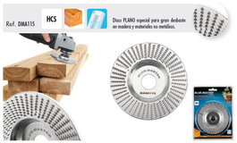 BLUE MASTER Disco Plano de Desbaste para Madera 115x22,22 mm DMA115
