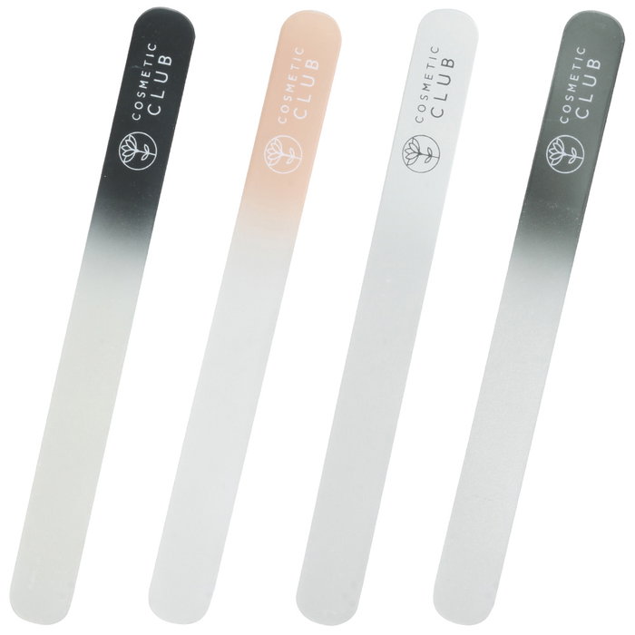 Cosmetic Club Lima Uñas Vidrio Doble Cara Lavable No se Desgasta 19,5x2 cm Colores Surtidos