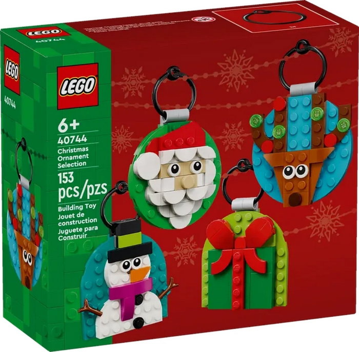 Lego 40744 Selección de adornos navideños con Papá Noel