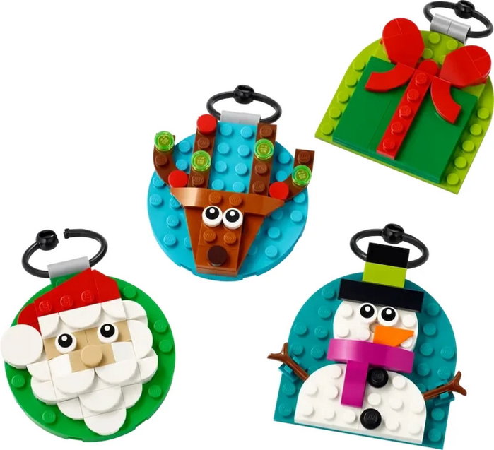 Lego 40744 Selección de adornos navideños con Papá Noel
