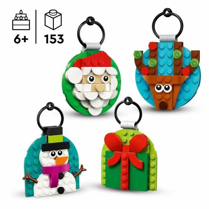 Lego 40744 Selección de adornos navideños con Papá Noel