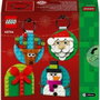Lego 40744 Selección de adornos navideños con Papá Noel