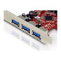 Conceptronic C4USB3EXI Tarjeta PCIe con 3 puertos USB 3.0 externos y 1 interno