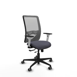 PIQUERAS Y CRESPO Silla de oficina Zulema Gris con mecanismo Sincro/Traslack