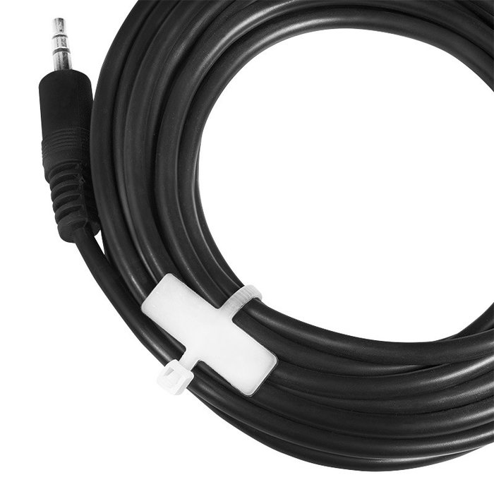 LogiLink Pack de 100 bridas de sujeción con marcador, PA66, 2,5 mm x 100 mm, transparente LogiLink Pack de 100 bridas de sujeción con marcador, PA66, 2,5 mm x 100 mm, transparente
