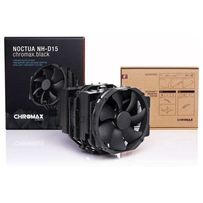 Noctua NH-D15 CH.BK Refrigerador CPU 14 cm 2 Ventiladores Negro Multisocket Intel/AMD Noctua NH-D15 CH.BK Refrigerador CPU 14 cm 2 Ventiladores Negro Multisocket Intel/AMD