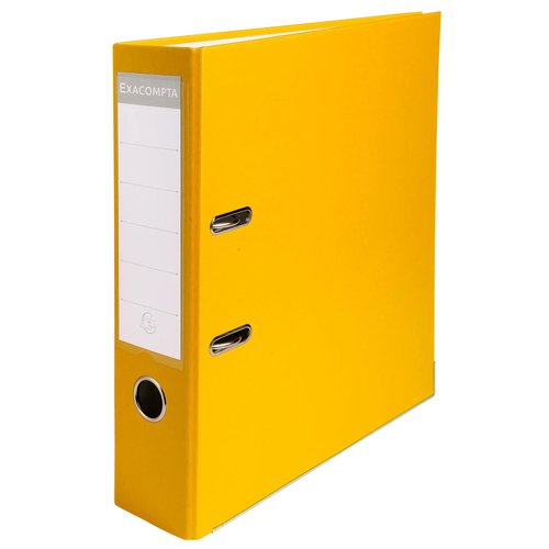 Archivador Palanca Exacompta Forrado Pp Rado A4 80Mm Amarillo Archivador Palanca Exacompta Forrado Pp Rado A4 80Mm Amarillo