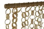 DKD Home Decor Cortina de Fibra Natural 90x205 cm
