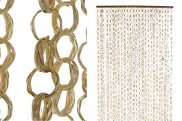 DKD Home Decor Cortina de Fibra Natural 90x205 cm