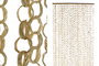 DKD Home Decor Cortina de Fibra Natural 90x205 cm